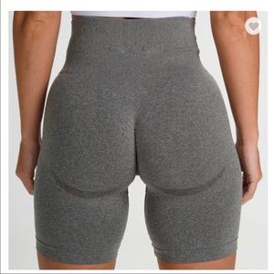 Grey Seamless Booty Contouring Shorts